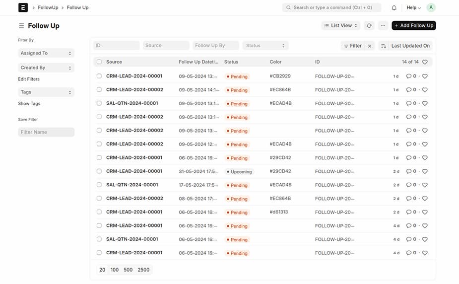 List View